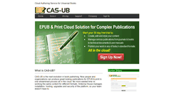 Desktop Screenshot of cas-ub.com