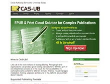Tablet Screenshot of cas-ub.com